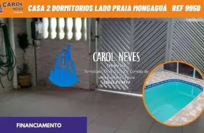 Casa 2 dormitórios piscina financiamento bancário plataforma mongaguá