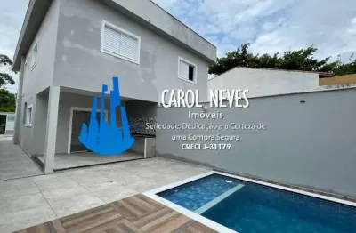 Sobrado novo 3 dormitorios suite lado praia financiamento bancario itanhaem