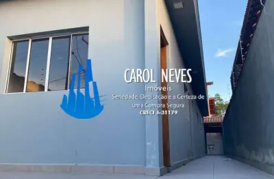 Casa nova 2 dormitórios 1 suíte lado praia financiamento bancário itanhaém