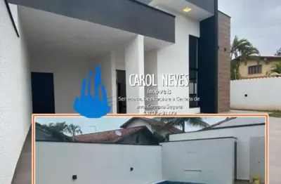 Casa nova 3 dormitórios 1 suíte lado praia financiamento bancário itanhaém