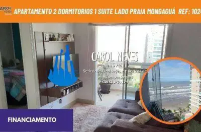 Apartamento 2 dormitórios 1 suíte financiamento bancário centro mongaguá