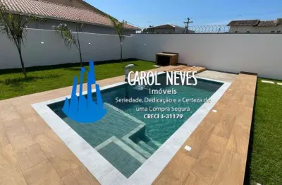 Casa nova 3 dormitórios 1 suíte lado praia financiamento bancário itanhaém