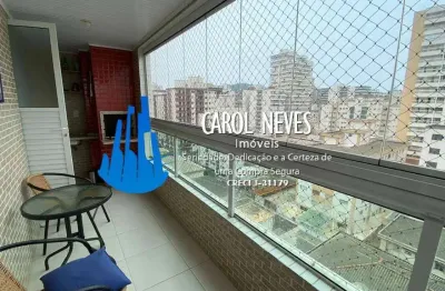 Apartamento 2 dormitorios canto do forte lado praia financia praia grande