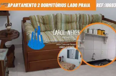 Apartamento 2 dormitórios financiamento bancário lado praia centro mongaguá