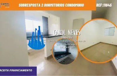 Sobresposta 2 dormitorios condominio financiamento sao vicente