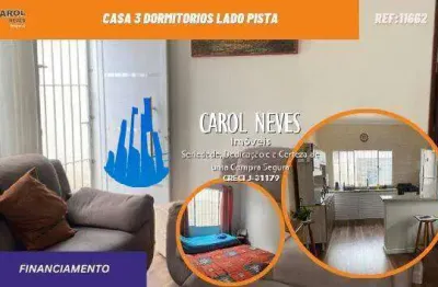 Casa 2 dormitorios lado pista financiamento bancario florida mongagua