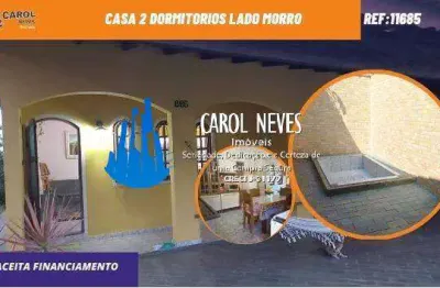 Casa 2 dormitorios lado morro financiamento bancario loty itanhaem
