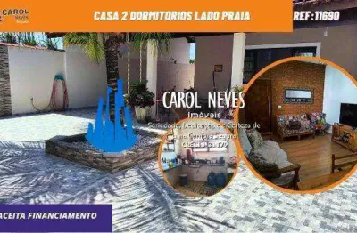 Casa 3 dormitorios lado praia financiamento bancario itanhaem