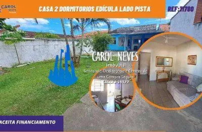 Casa 2 dormitorios lado morro financiamento bancario itanhaem savoy