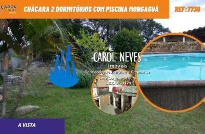 Chacara 2 dormitorios piscina venda a vista locaçao temporada florida mirim