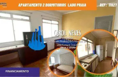 Apartamento 2 dormitorio financiamento lado praia mongagua