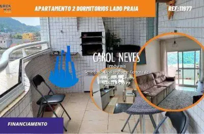 Apartamento 2 dormitorios lado praia financiamento mongagua