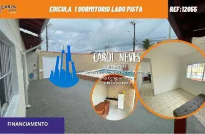 Edicula 1 dormitorio piscina financiamento lado praia itanhaem