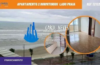 Apartamento 2 dormitorios lado praia financiamento mongagua