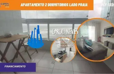Apartamento 2 dormitorios lado praia financiamento bancario mongagua