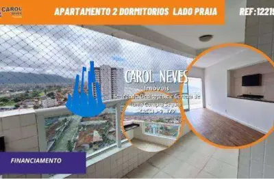 Apartamento 2 dormitorios suite lado praia financiamento mongagua