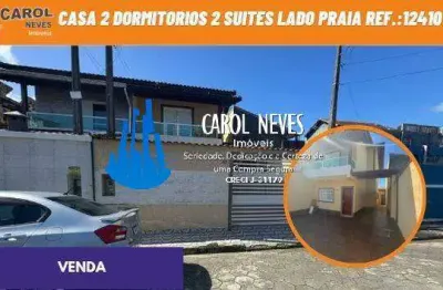 Casa 2 dormitorios 2 suites churrasqueira lado praia mongagua