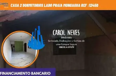 Casa 2 dormitorios lado praia financiamento bancario mongagua