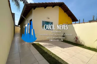 Casa geminada 2 dormitorios suite lado pista financiamento mongagua