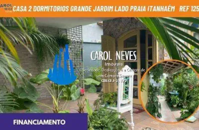 Casa 2 dormitorios piscina churrasqueira lado praia a vista itanhaem