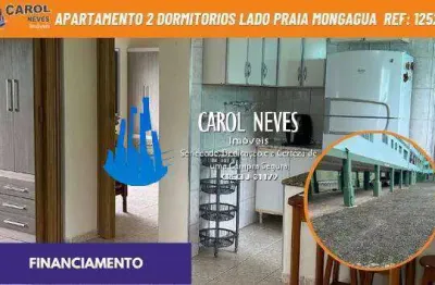 Apartamento 2 dormitorios lado praia financiamento mongagua