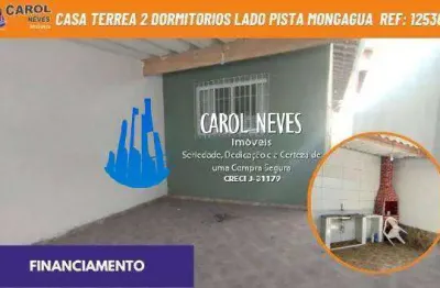 Casa 2 dormitorios 1 suite churrasqueira lado pista financiamento mongagua
