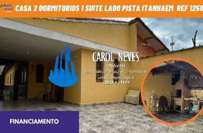 Casa 3 dormitorios 1 suite lado praia financiamento mongagua