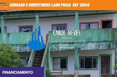 Sobrado 5 dormitorios lado praia financiamento itanhaem