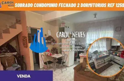 Sobrado condominio fechado 2 dormitorios financiamento mongagua