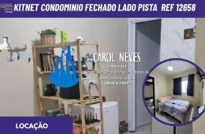 Kitnet locacao condominio fechado lado pista mongagua