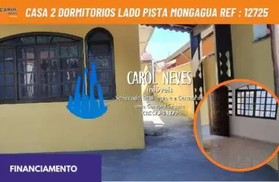 Casa 2 dormitorios 1 suite lado pista  financiamento bancario mongagua