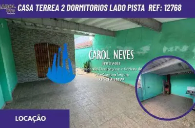 Casa terrea locacao 2 dormitorios lado pista mongagua