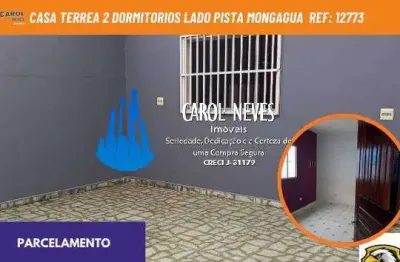 Casa terrea 2 dormitorios lado pista parcelamento direto mongagua