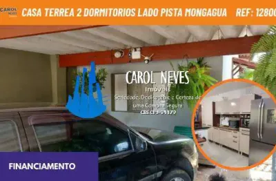 Casa terrea 2 dormitorios lado pista financiamento mongagua