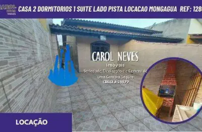 Casa 2 dormitorios 1 suite lado pista locacao mongagua