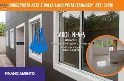 Sobreposta condominio fechado 2 dormitorios lado pista financiamento