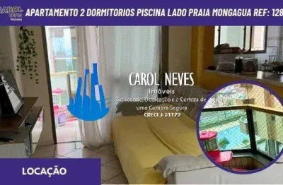 Apartamento 1 dormitorio piscina lado praia locacao mongagua