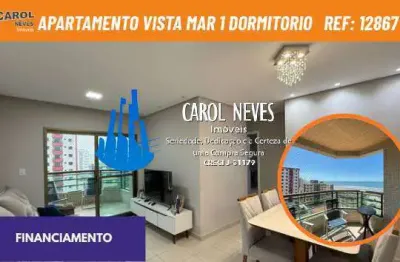 Apartamento vista mar 1 dormitorio financiamento mongagua