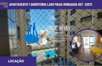Apartamento semi-mobiliado 1 suite lado praia locacao mongagua