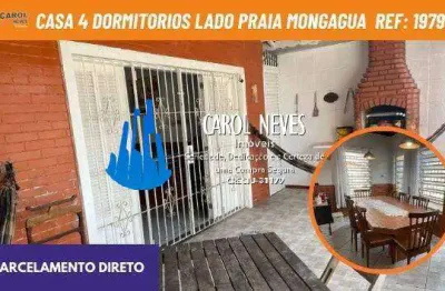 Casa 4 dormitorios lado praia parcelamento direto mongagua
