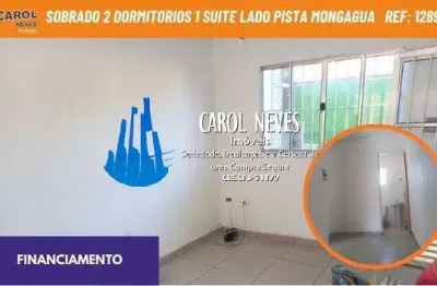 Sobrado 2 dormitorios 1 suite lado pista financiamento mongagua