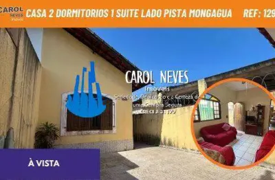 Casa 2 dormitorios 1 suite lado pista financiamento mongagua
