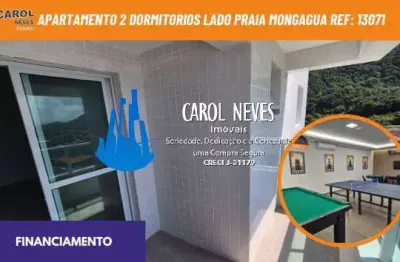 Apartamento novo 2 dormitorios lado praia financiamento mongagua