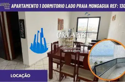 Apartamento vista mar 1 dormitorio lado praia locacao mongagua