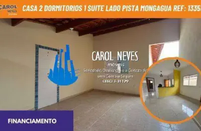 Casa 2 dormitorios 1 suite lado pista financiamento mongagua