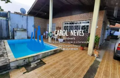 Casa isolada 2 dormitórios lado praia piscina suarão itanhaém