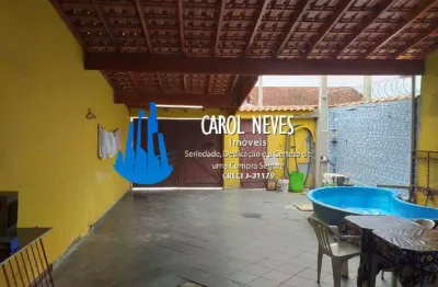Casa 3 dormitórios suíte lado pista à vista edícula itaguaí mongaguá