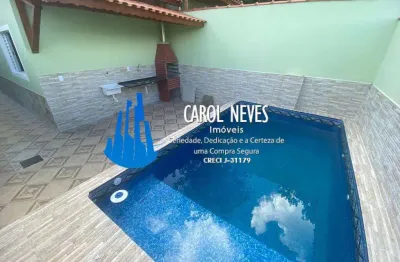 Casa  2 dormitórios suíte piscina financiamento bancário mongaguá