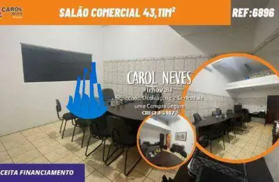 Salão comercial 43,11m² financiamento bancário agenor de campos mongaguá