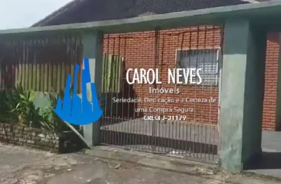 Casa 2 dormitórios lado praia à vista churrasqueira itanhaém